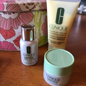 Clinique Makeup - Clinique tin with Clinique products NEW Clinique Makeup - Clinique tin with Clinique products NEW